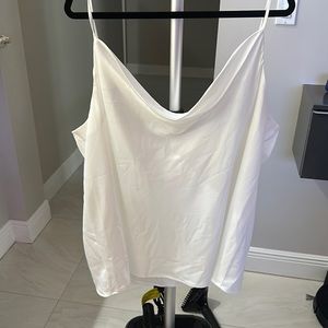 White cami style shirt